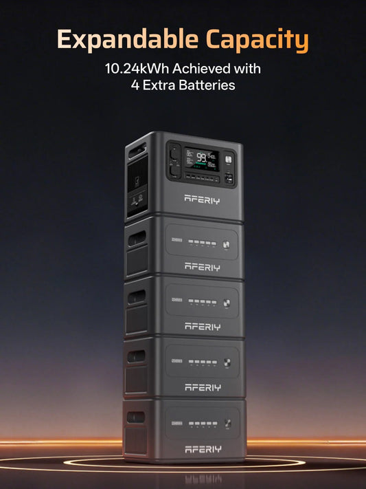 AFERIY P280 Portable Power Station 2800W 2048Wh Expandable to 10240Wh LifePO4 UK